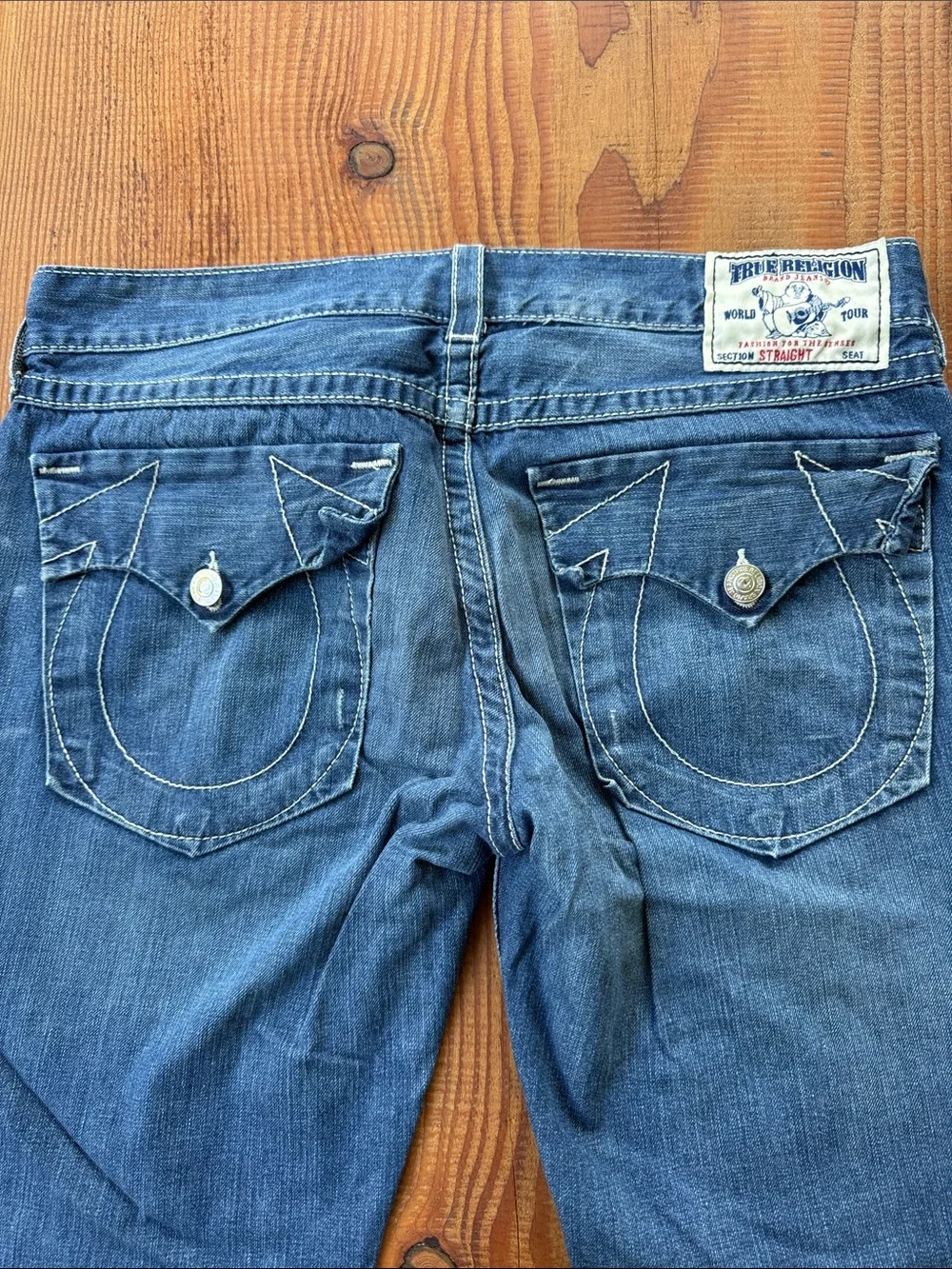 True Religion men’s Blue Straight Jeans